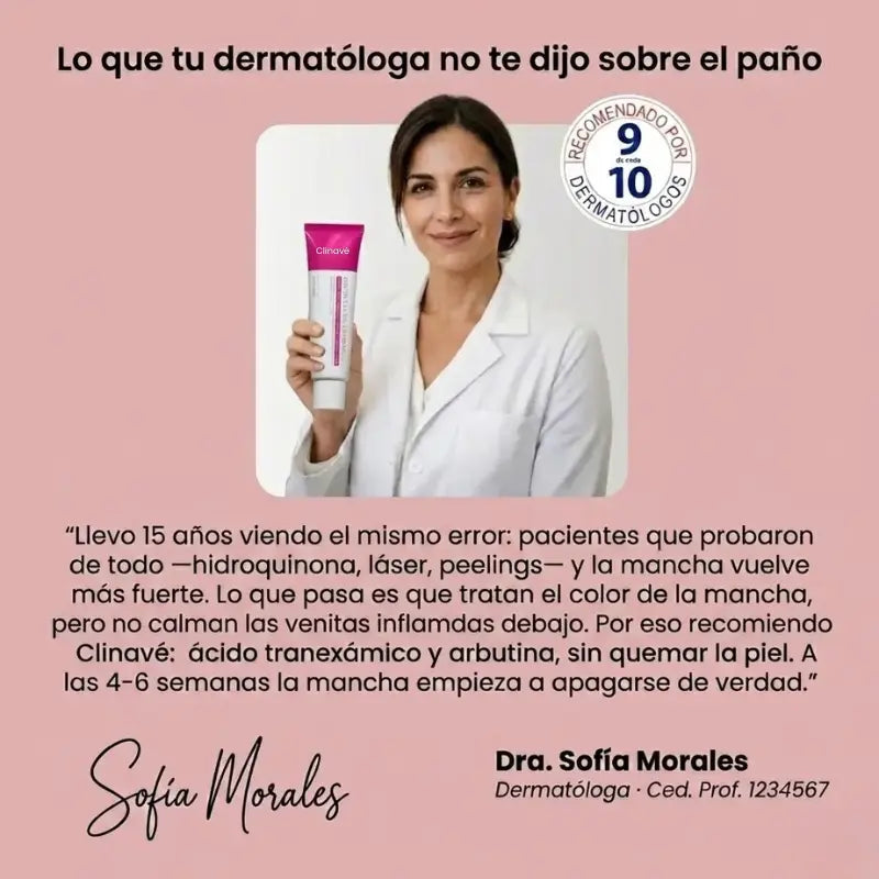 Elimina tus Manchas y tu Paño en 21 Días para Siempre con Clinavé | 1+1 SOLO HOY