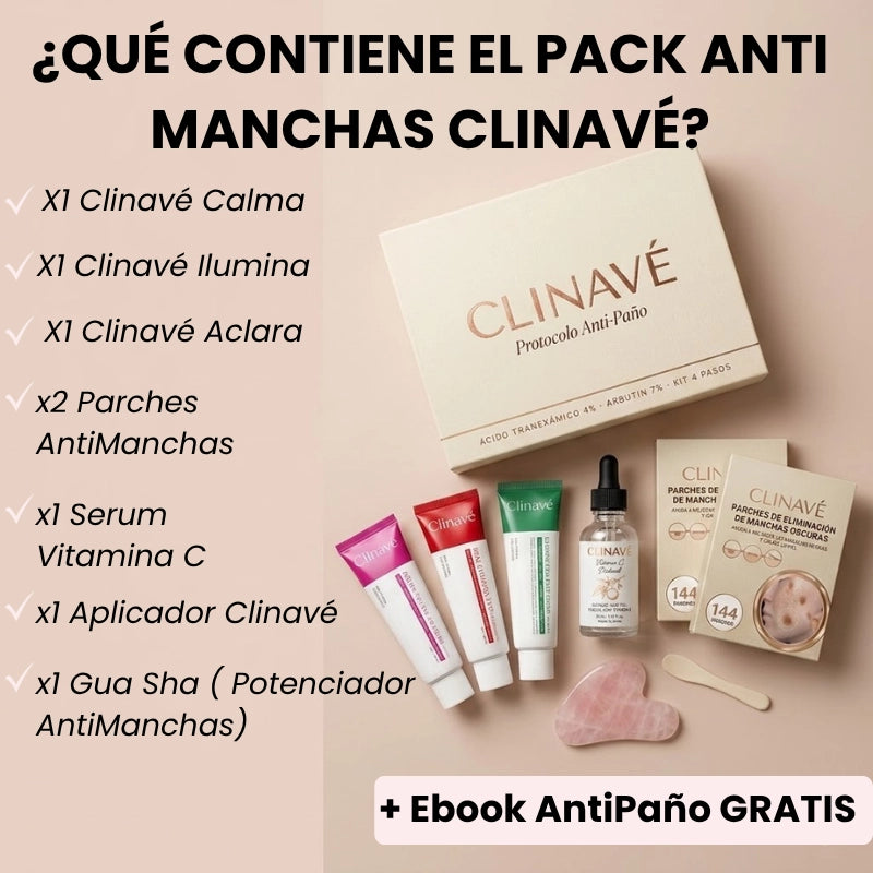Elimina tus Manchas y tu Paño en 21 Días para Siempre con Clinavé | 1+1 SOLO HOY